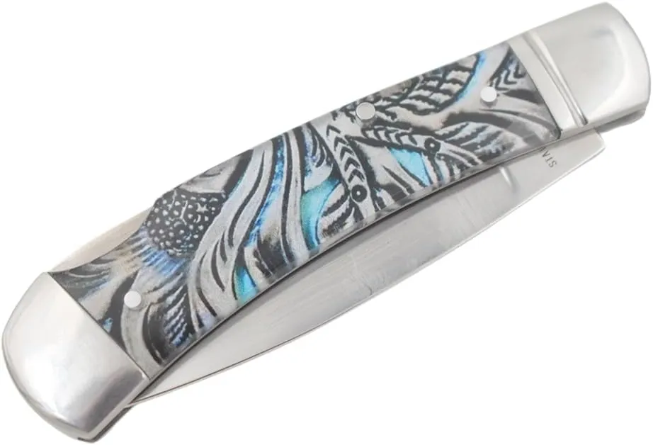 Every Day Carry Lock-Back Manual Folding Outdoor Hunting Camping Knife (Mix Color 1)