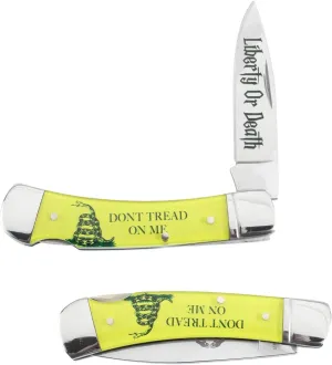 Every Day Carry Lock-Back Manual Folding Outdoor Hunting Camping Knife (Yellow 5372-4)