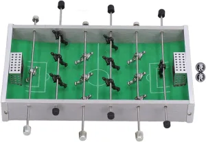 EVTSCAN Mini Foosball Table, Aluminum Rod Robust Reliable Foosebsllball Table