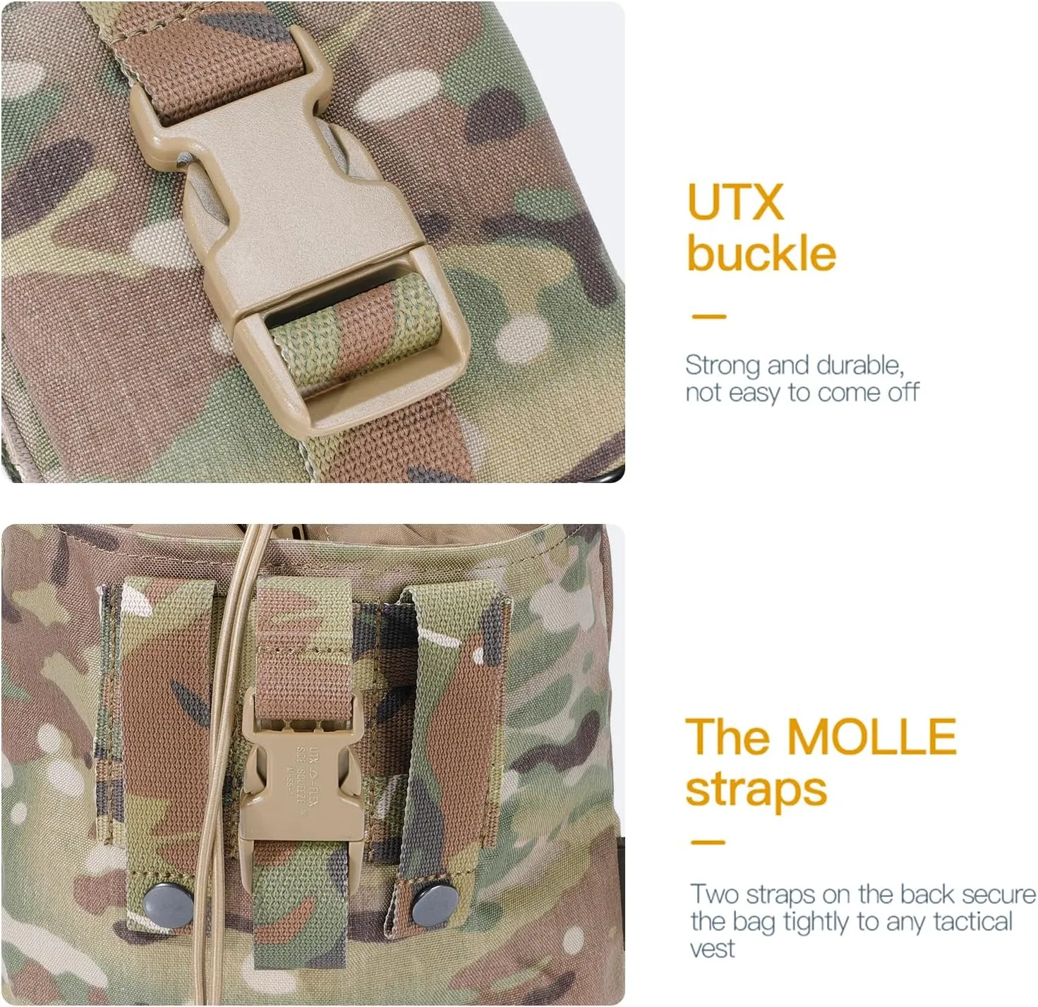EXCELLENT ELITE SPANKER Tactical Folding Dump Pouch Utility Tool Bag Military Molle Drawstring Ammo Magazine Pouch