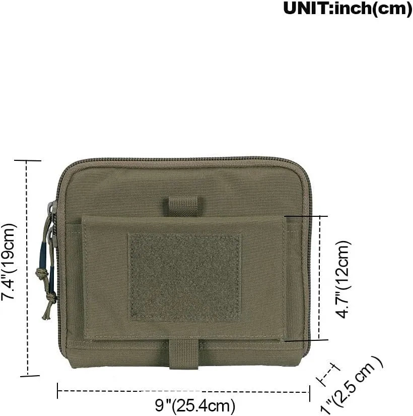 EXCELLENT ELITE SPANKER Tactical Molle Admin Pouch EDC EMT Utility Tool Bag Military Waist Organizer Pouches