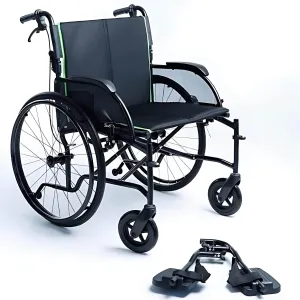 Feather Chair XL 15 lbs Ultra Light Featherweight Wheelchair by Feather