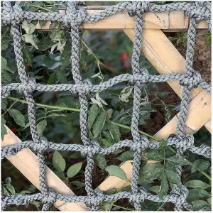 Fence Nets Climbing Netting Automotive Cargo Nets Heavy Duty Rope Cargo Net Anti-Wear Balcony Railing Protection Fence Net Children Outdoor Climbing Net(16mm-16cm,1X3m/3.3X9.8ft)