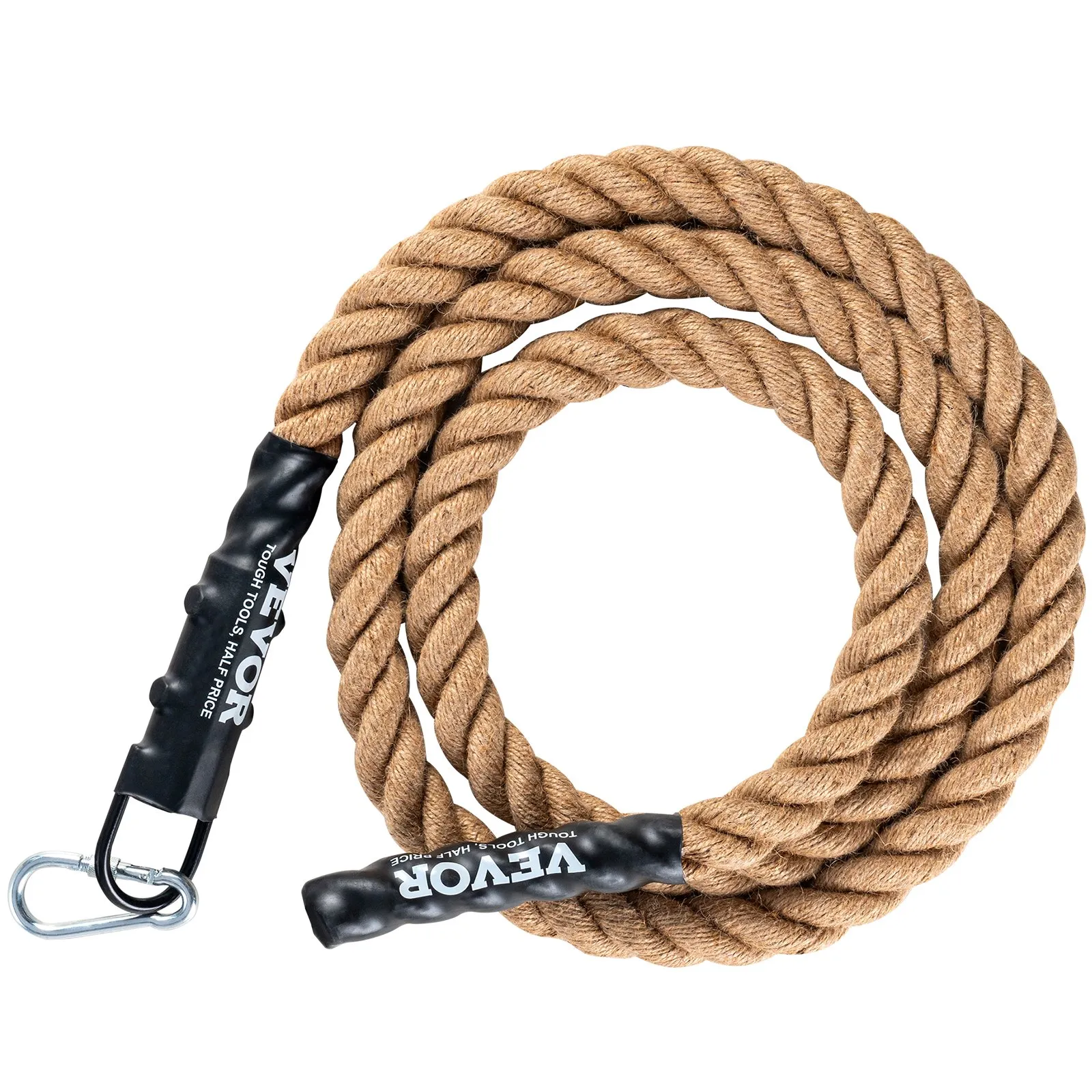(FINAL PRICES ARE LOWER ON OUR SITE!) VEVOR 1.5"x10FT Gym Climbing Rope Fitness Strength Training Rope Home Exercise