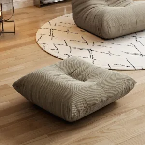 Fireside Chair Bean Bag Chair for Adults, Cozy Memory Foam Caterpillar Sofa Couch, Corner Relax Recliner Sofa, Armless Lazy Floor Sofa Couch Lounger Tatami Sofa for Living Room Bedroom Dorm Office