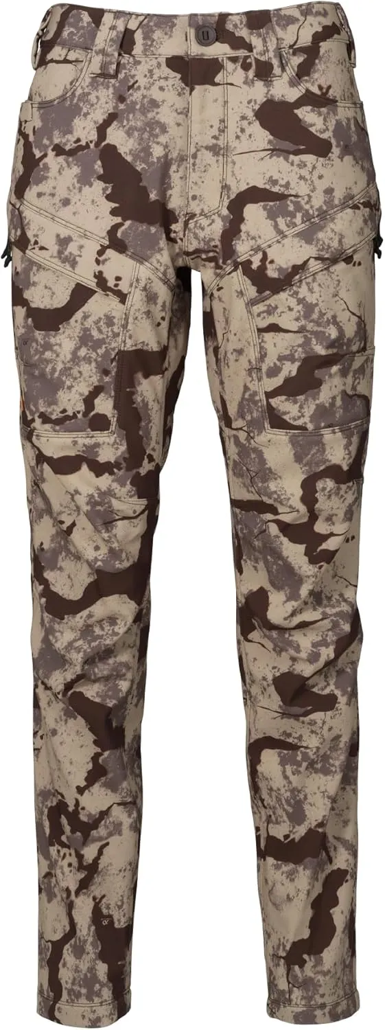 First Lite Women's 308 Lined Pant - Fleece-Lined Stretch Camo Hunting Pants with Hip Vents