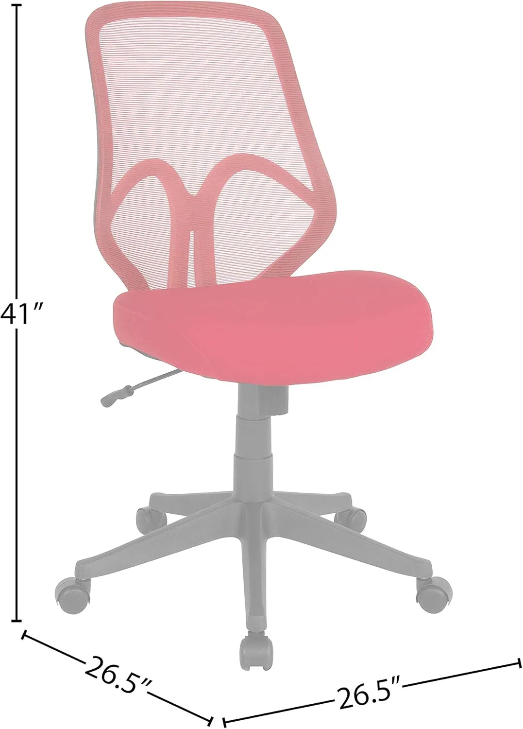 Flash Furniture Salerno Series High Back Red Mesh Office Chair