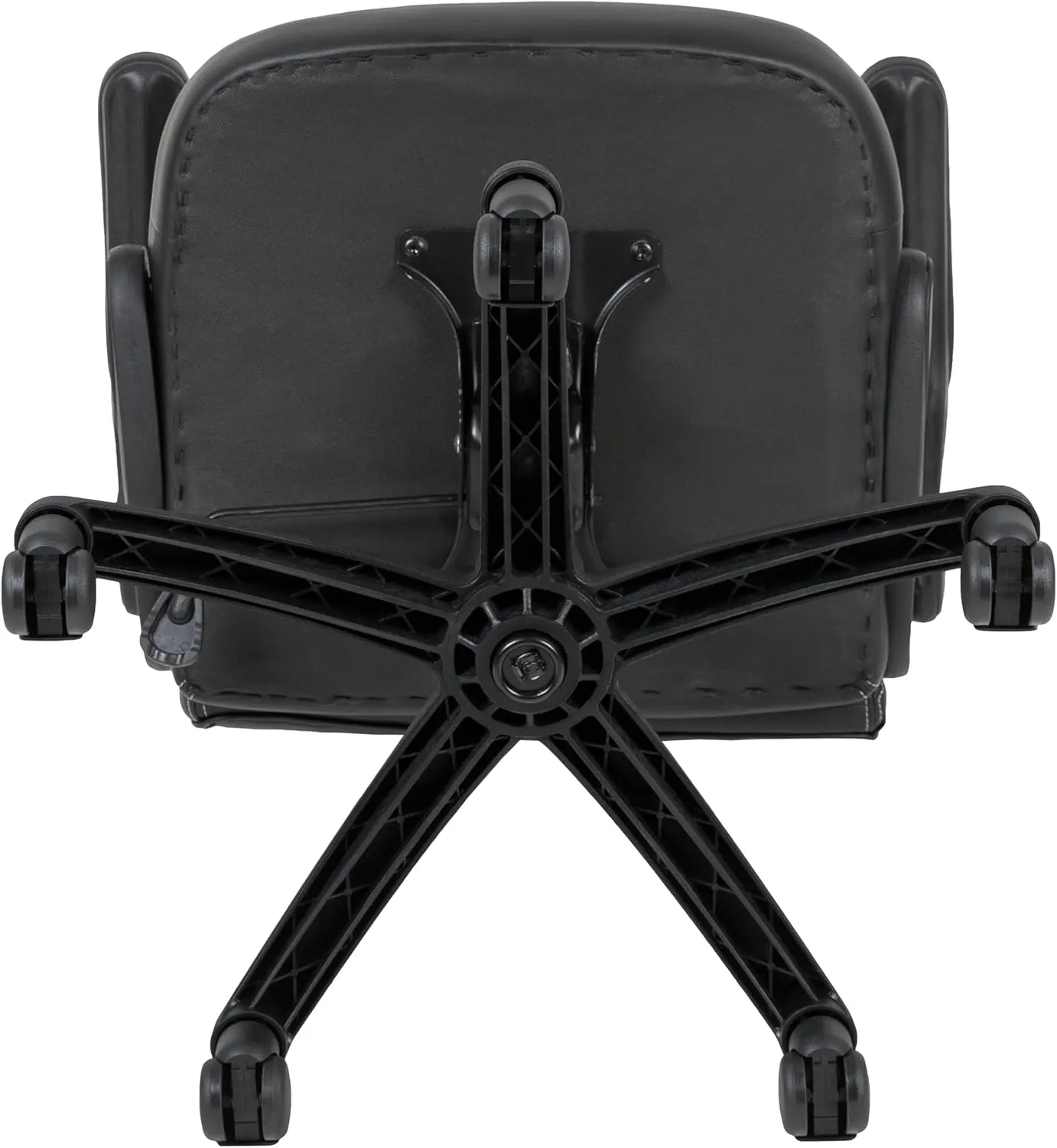 Flash Furniture X10 High-Back LeatherSoft Racing Style Gaming Chair with Flip-Up Arms, Ergonomic Padded Swivel Computer Chair, Orange/Black