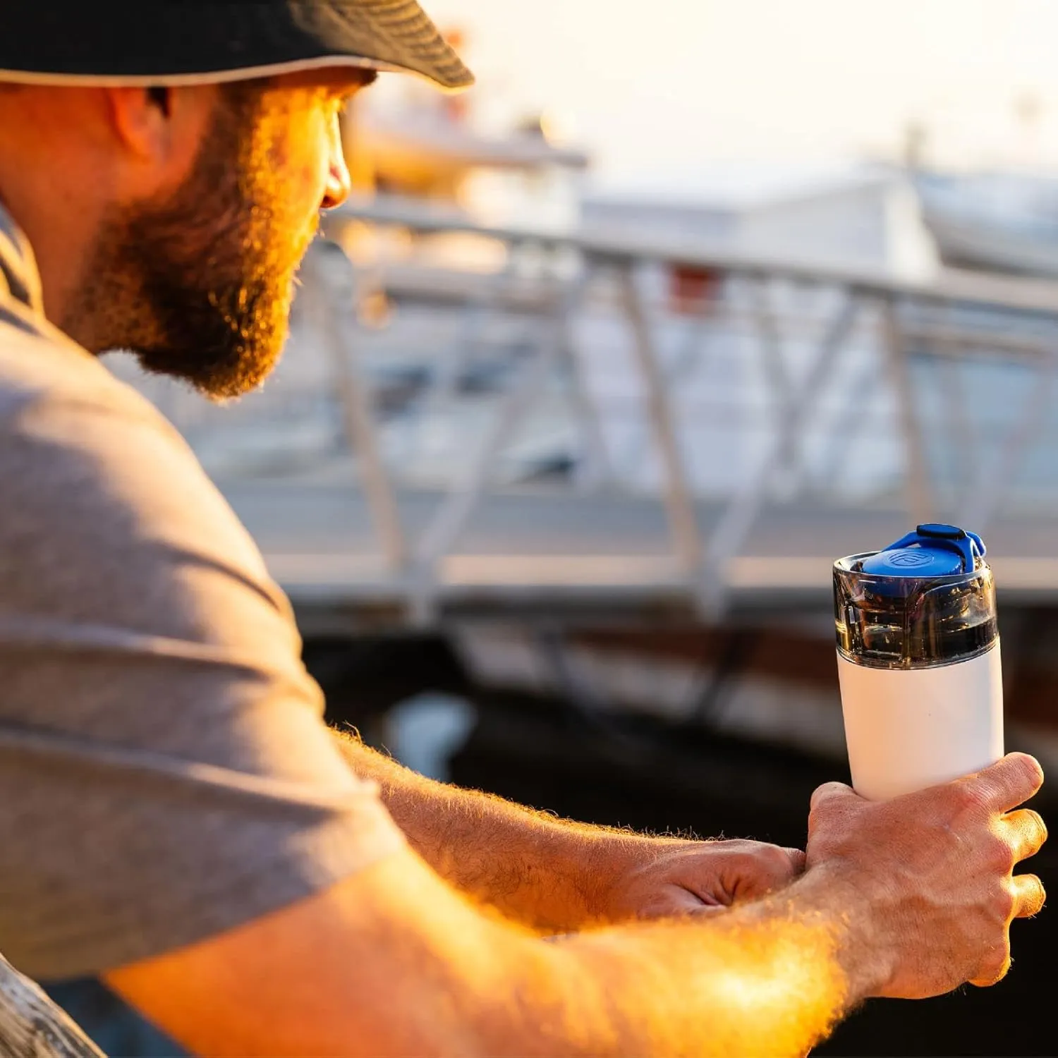 FlasKap Madic 9oz Drinking System: Compatible with Most 30oz Tumblers, Mixed Drink Well Attachment, Leak Proof Lid