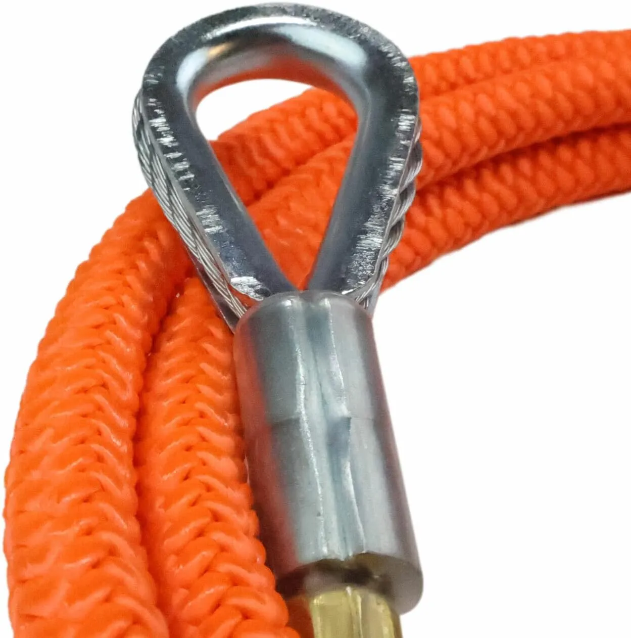 Flip Line Kit with Better Grab Adjuster & Aluminum Swivel - 5/8 inch (8 feet - 15 feet) for Arborist Lanyard/Chainsaw Lanyard Applications-Tree Climbing