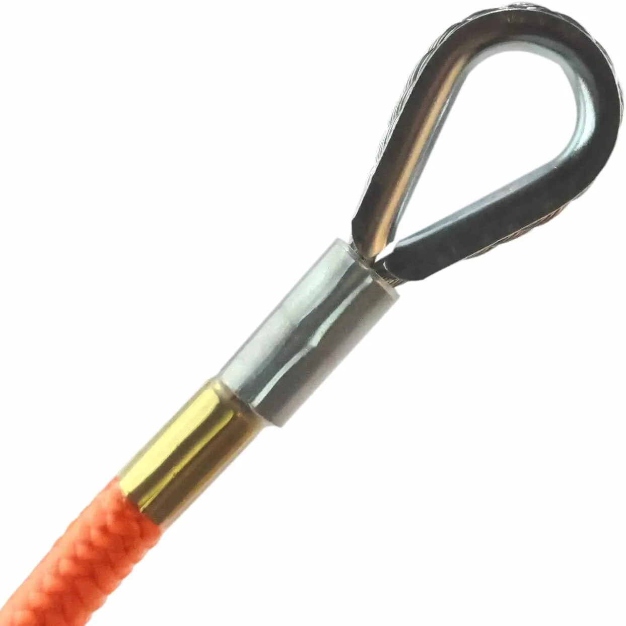 Flip Line Kit with Better Grab Adjuster & Aluminum Swivel - 5/8 inch (8 feet - 15 feet) for Arborist Lanyard/Chainsaw Lanyard Applications-Tree Climbing