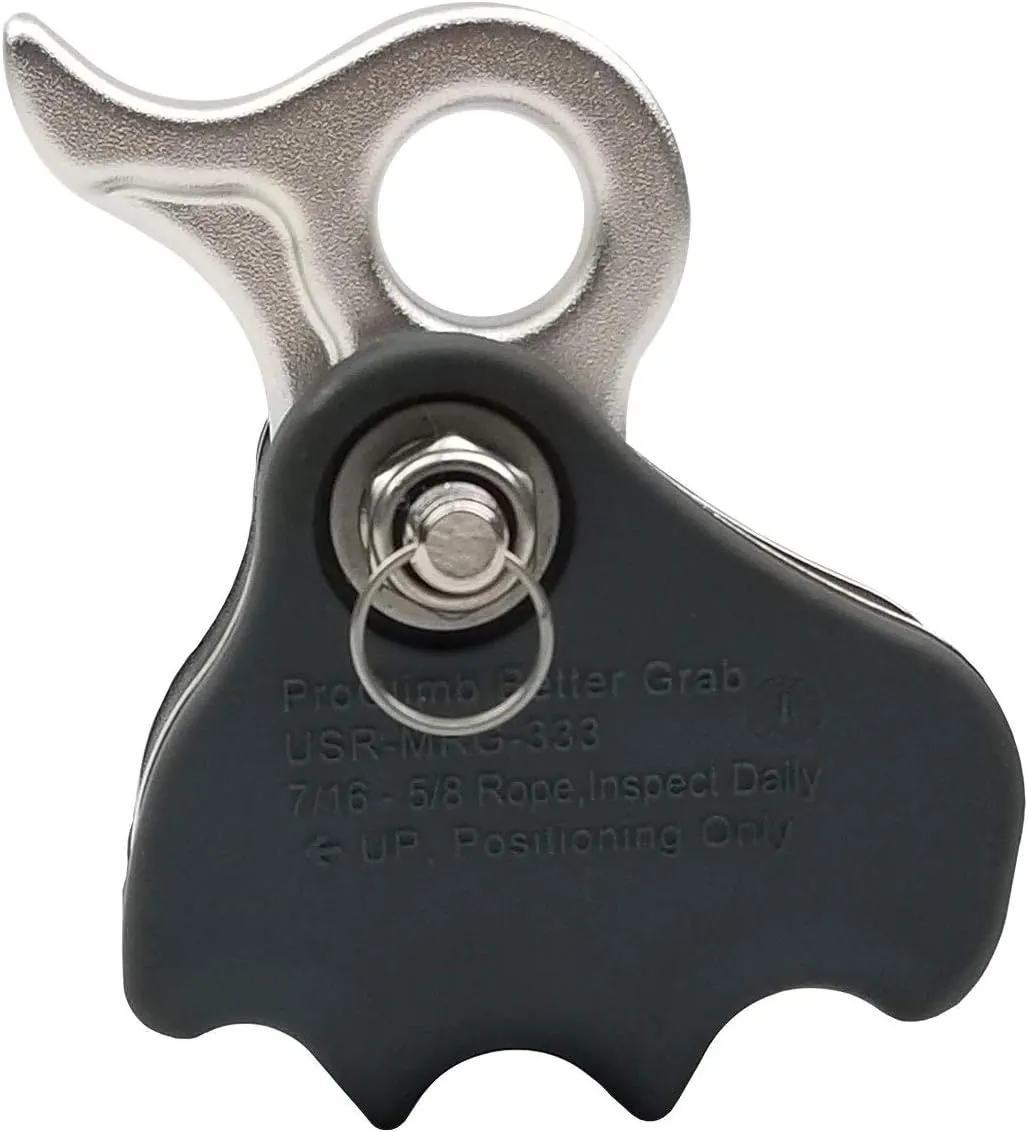 Flip Line Kit with Better Grab Adjuster & Aluminum Swivel - 5/8 inch (8 feet - 15 feet) for Arborist Lanyard/Chainsaw Lanyard Applications-Tree Climbing