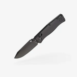 Flytanium BEEF - Durable, Versatile EDC Pocket Knife with G-10 Handle and D2 Steel Blade, Ambidextrous Crossbar Lock & Reversible Pocket Clip (Pitch Black/Black PVD)