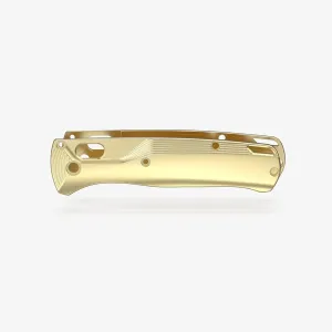 Flytanium Crossfade Brass Knife Handle Scales Compatible with Benchmade Bugout 535 EDC Knife – FLY-0796