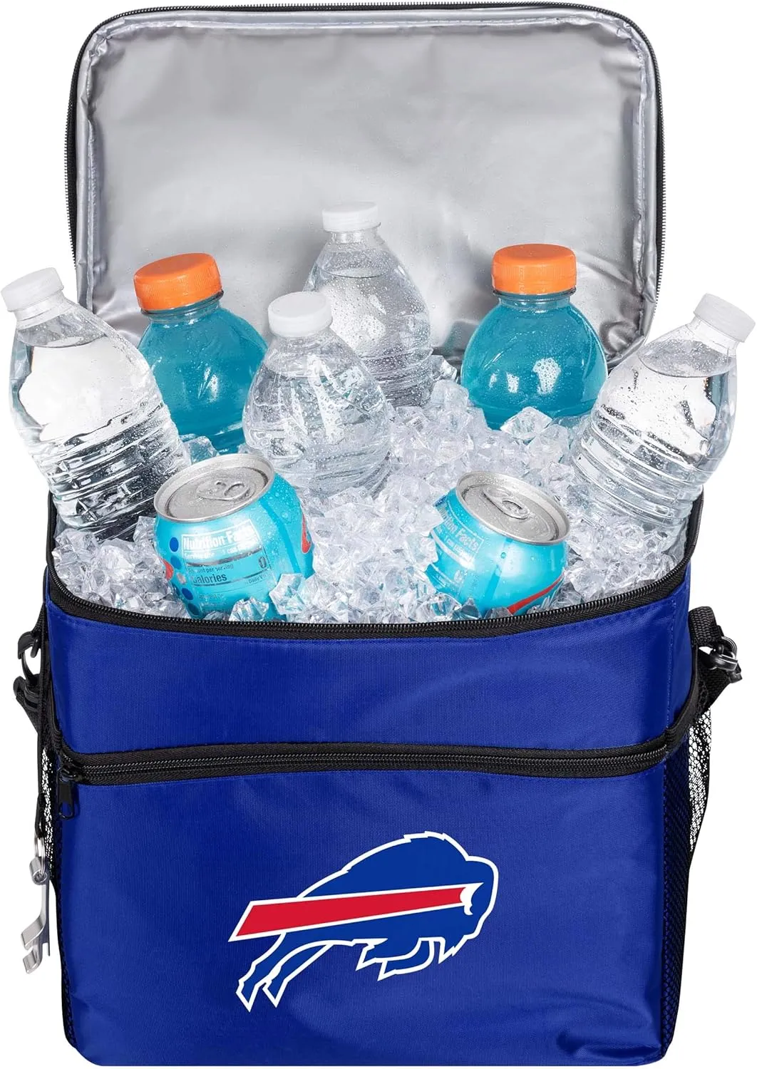FOCO NFL Unisex-Adult NFL Team Color Logo Soft-Sided Insulated 24-Pack Tailgate Cooler Bag