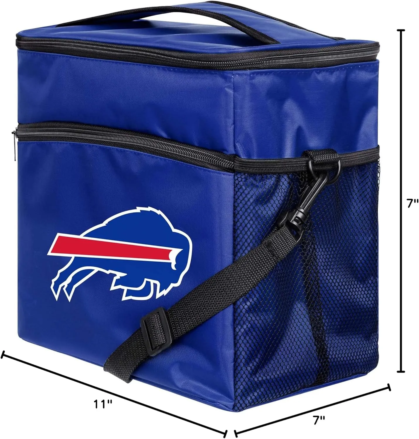 FOCO NFL Unisex-Adult NFL Team Color Logo Soft-Sided Insulated 24-Pack Tailgate Cooler Bag