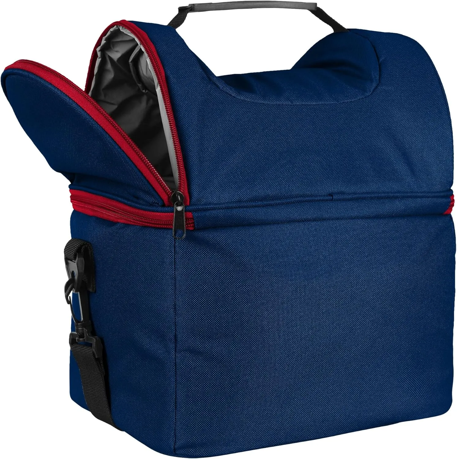 FOCO NFL Unisex-Adult NFL Team Logo Solid Double Compartment Cooler
