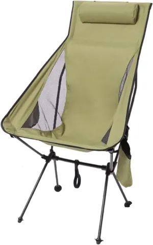 Folding Camping Chair Outdoor Telescopic Stool – Portable Lightweight Fishing, Hiking, Picnic, and Beach Waterproof & Stain-Resistant Max Load 120kg