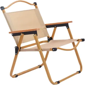 Folding Camping Chair,Heavy Duty Portable Garden Chairs,outdoor portable beach chair, installation free,Thickened 600D Oxford cloth,Aluminum alloy iron pipe, thickened and reinforced ( Color : Beige i