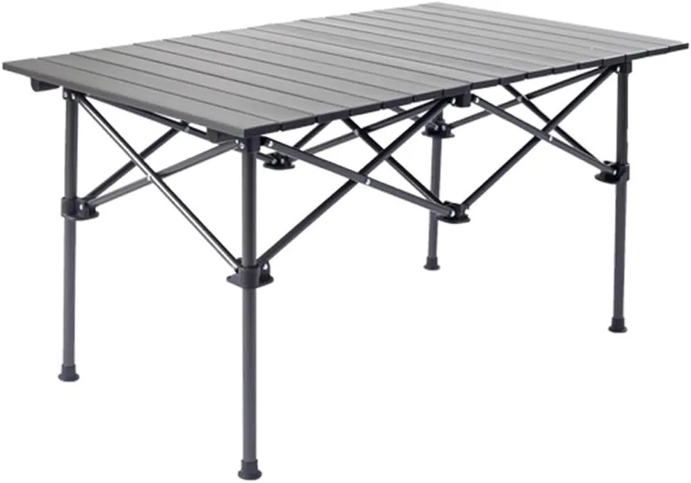 Folding Camping Table Large Portable Roll Up Picnic Side Table for Outdoor Camping Picnic Fishing