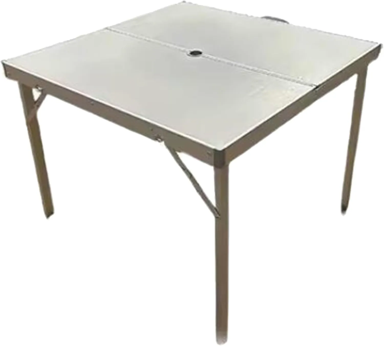 Folding Camping Table Square-shaped Picnic Table Aluminum Alloy Camping Table Roll Up Desktop with Storage Bag for Outdoor