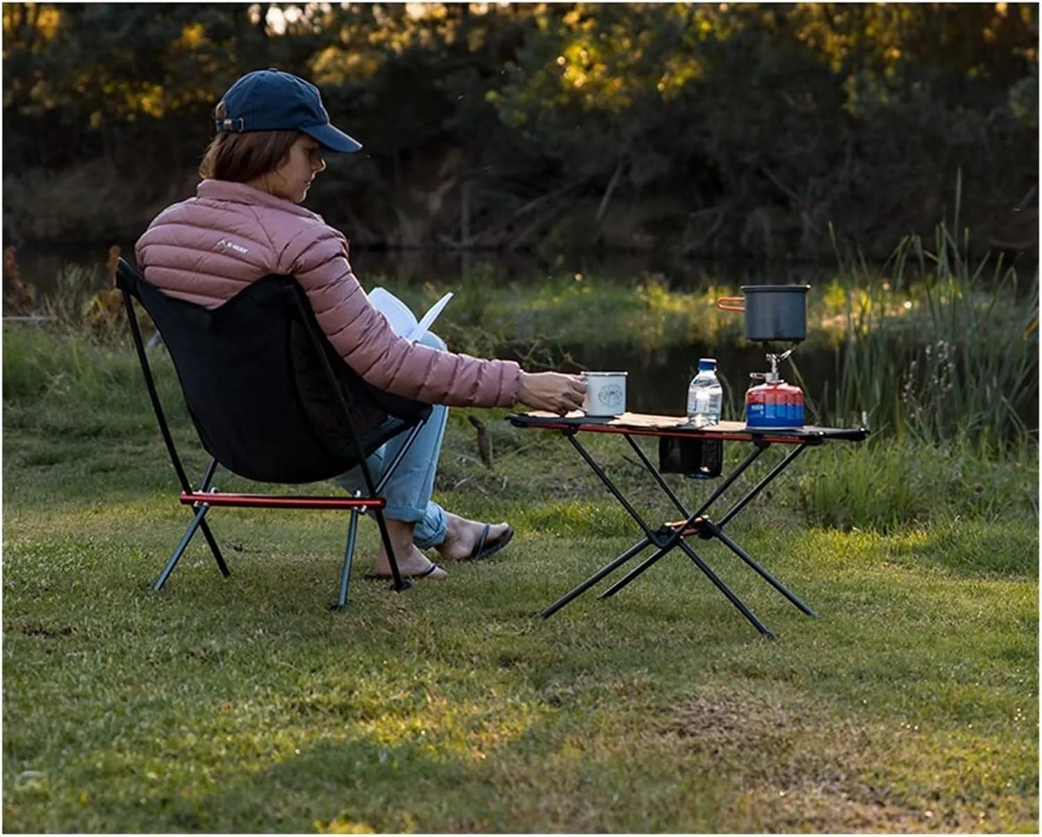 Folding Dining Table Aluminum Alloy Folding Camping Table Portable Roll Up Outdoor Picnic Table Fishing Desk Ultralight Collapsible Table