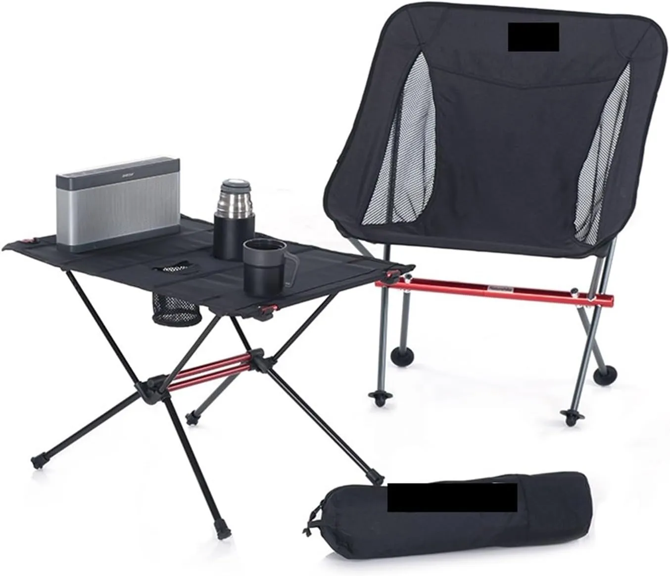 Folding Dining Table Aluminum Alloy Folding Camping Table Portable Roll Up Outdoor Picnic Table Fishing Desk Ultralight Collapsible Table