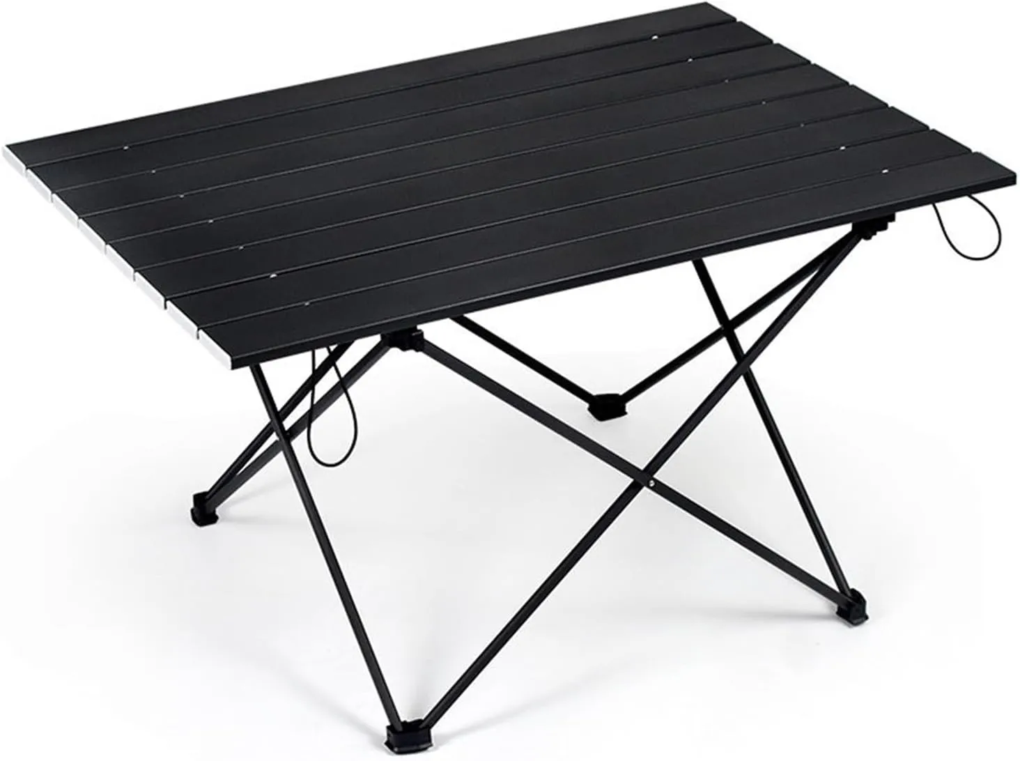 Folding Dining Table Foldable Folding Camping Hiking Desk Traveling Outdoor Furniture Table Aluminum Alloy Portable Table Outdoor Furniture (Color : Black39.5x35x31.5cm)