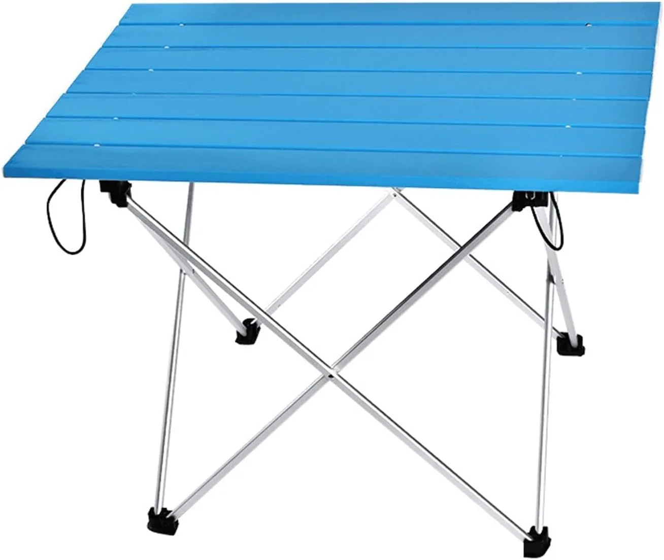 Folding Dining Table Foldable Folding Camping Hiking Desk Traveling Outdoor Furniture Table Aluminum Alloy Portable Table Outdoor Furniture (Color : Black39.5x35x31.5cm)