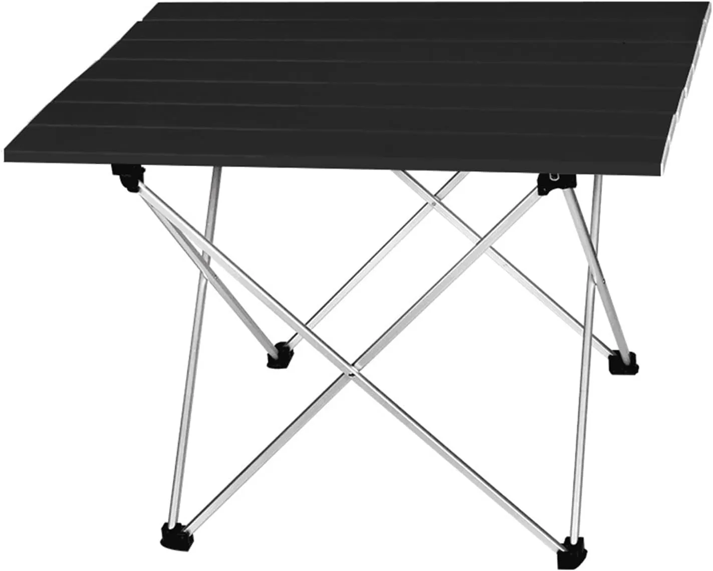 Folding Dining Table Foldable Folding Camping Hiking Desk Traveling Outdoor Furniture Table Aluminum Alloy Portable Table Outdoor Furniture (Color : Black39.5x35x31.5cm)