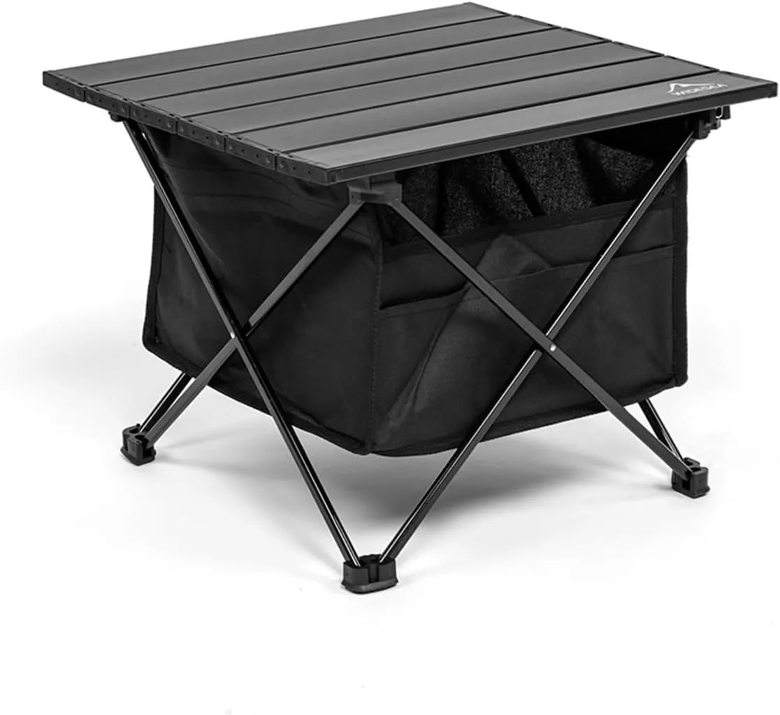 Folding Dining Table Outdoor Recreation Kitchen Tourist PlianteTravel Supplies Tourism Camping Folding Roll Tables Picnic Foldable Desks (Color : S Table with Bag)