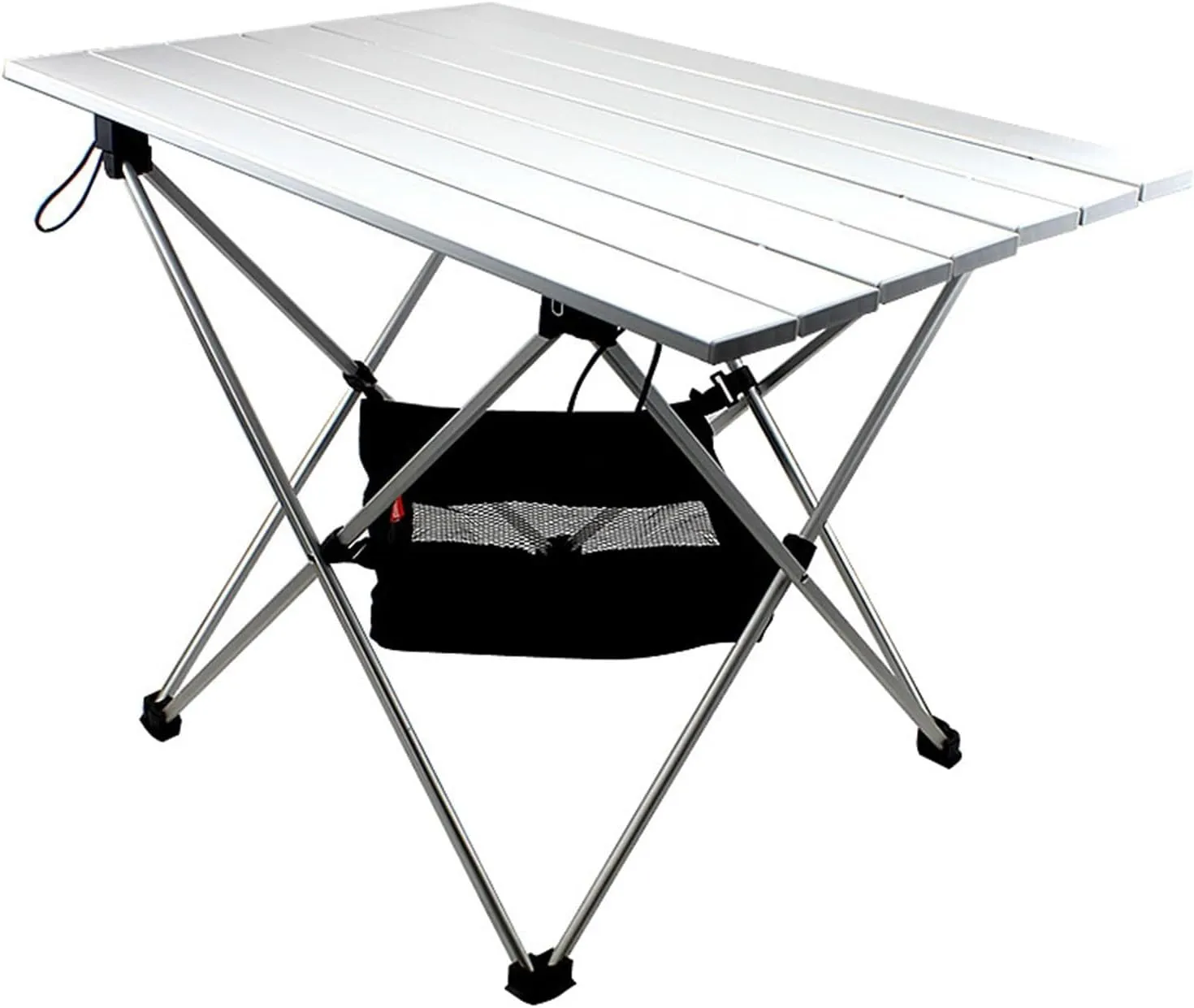Folding Dining Table Portable Folding Camping Table with Carry Bag for Outdoor, Fishing Ultralight Aluminum Camp Table (Color : Matte)