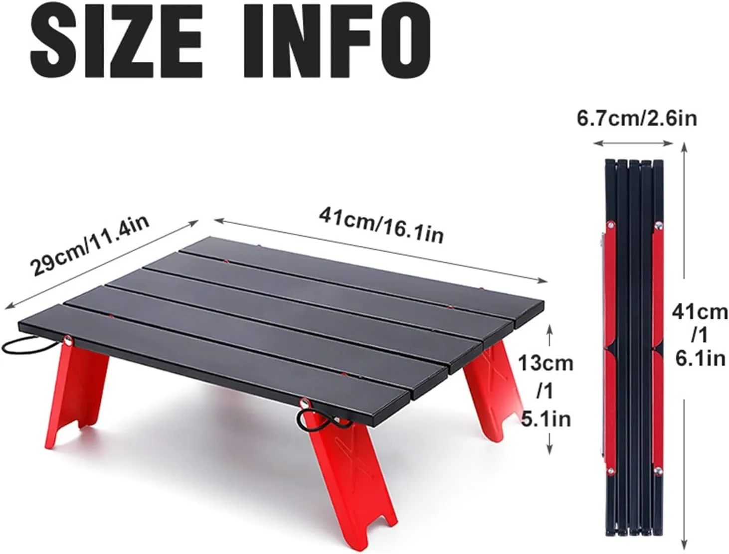 Folding Dining Table Ultra Light Folding Computer Bed Desk Camping Mini Portable Foldable Table for Outdoor Picnic Barbecue Tours Tableware (Color : Silver)
