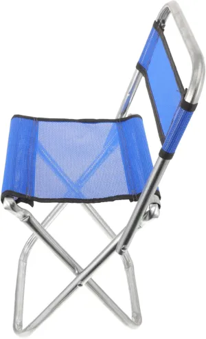 Folding Fishing Stool Compact Lightweight Camping Chair Portable for Garden Picnic Travel Random Color