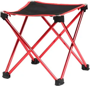 Folding Fishing Stool Stylish Outdoor Stool Compact Camping Chair Collapsible Beach Seat Lightweight