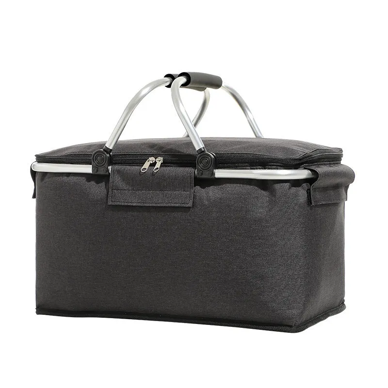 Folding Insulated Picnic Basket – Portable & Lightweight