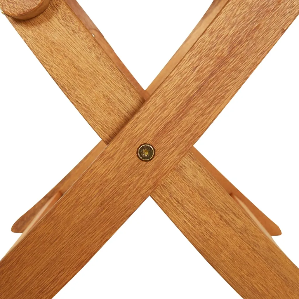 Folding Patio Table 35.4"x35.4"x29.5" Solid Acacia Wood