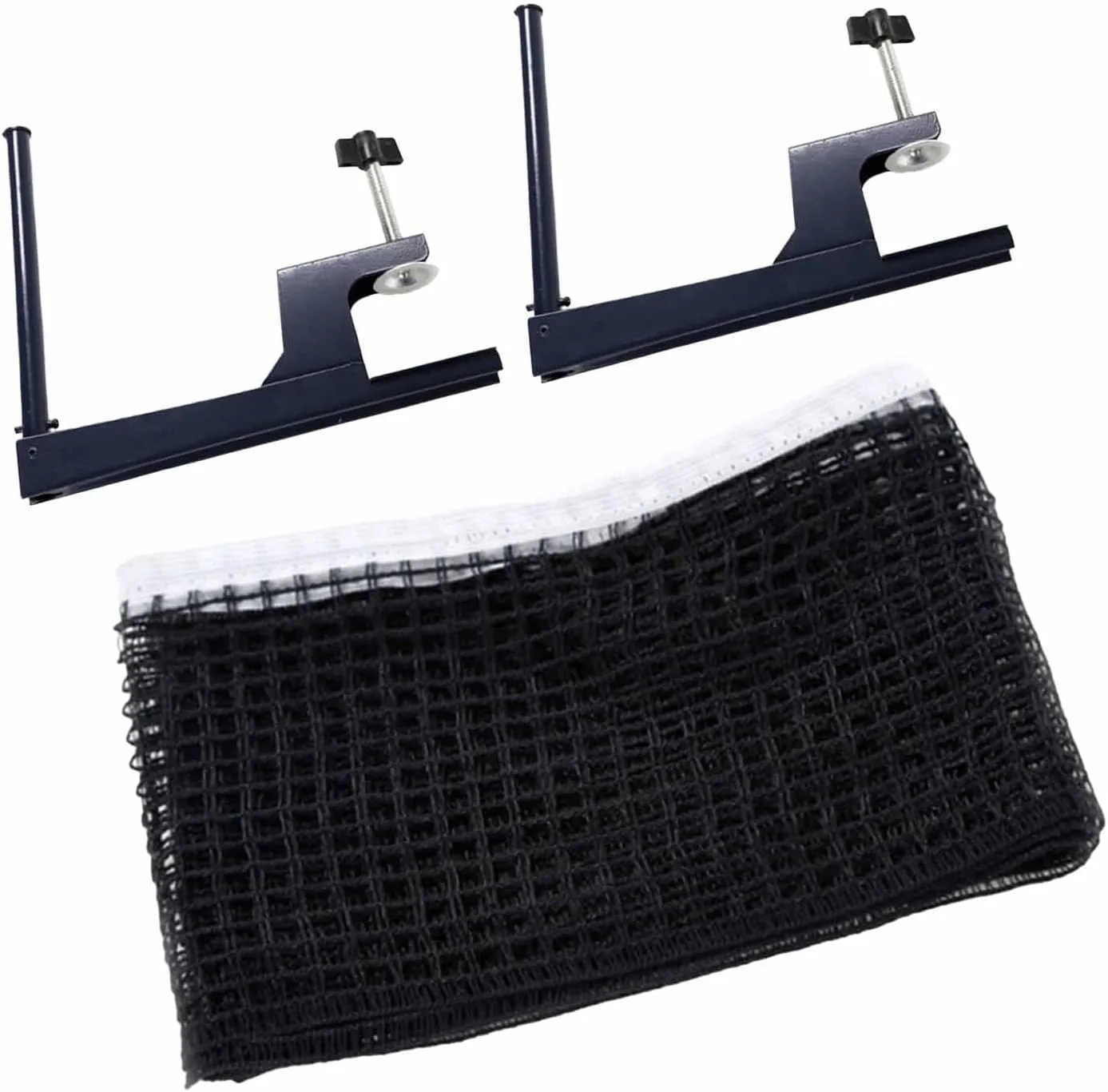 Folding Pingpong Meshes Net Clip Indoor and Outdoor Table Tennis Net and Post Set for Training Competition Game Playing