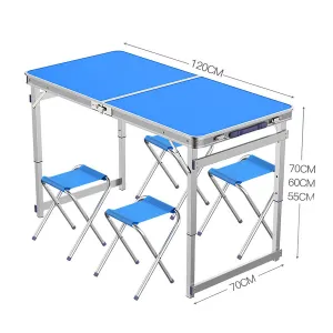 Folding table 4 chairs