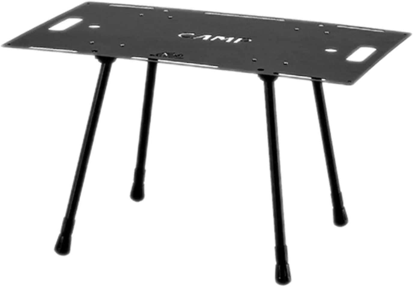 Folding Table Adjustable Height Aluminum Alloy Multifunctional Outdoor Camping Table for Backyard, Hiking, Travel, Garden, Black