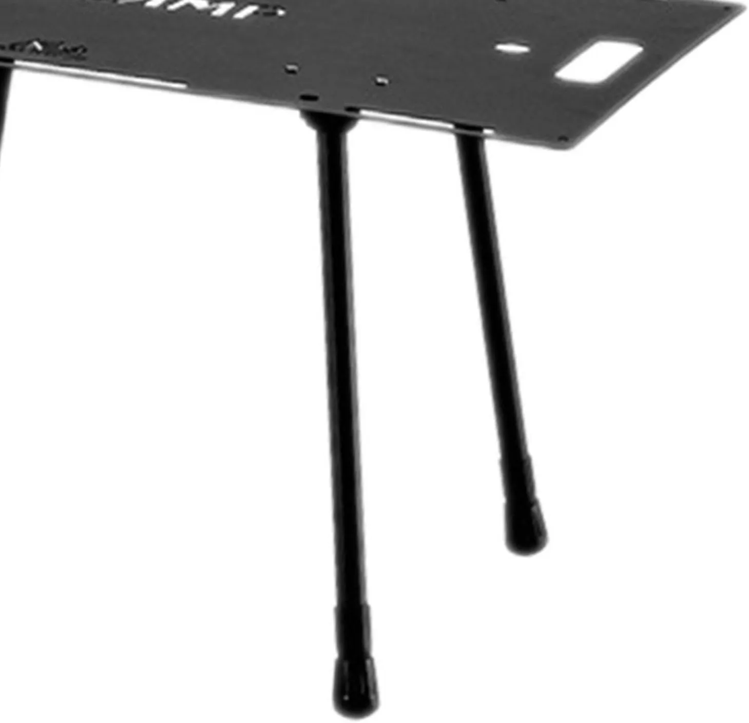 Folding Table Adjustable Height Aluminum Alloy Multifunctional Outdoor Camping Table for Backyard, Hiking, Travel, Garden, Black