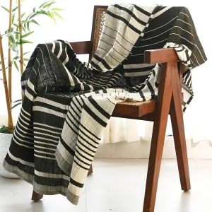 Folkulture 50" x 60" 100% Recycled Cotton Couch Blanket and Throws for Chair, Bed or Sofa, Green Throws for Home Decor