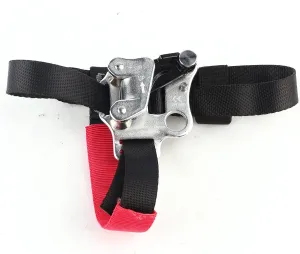 Foot Ascender Upgraded Foot Riser Climbing Mountaineering Equipment Climbing Device,Right Foot Riser Silver,Left Foot Riser Red,for Rock Climbing Tree Arborist