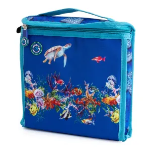 Freezable Insulated Sandwich Cooler Lunch Bag – Barrier Reef Design