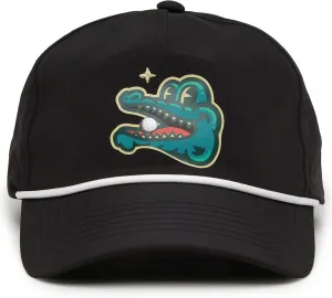 Funky Junque Performance Golf Rope Hat for Men Mid-Crown Trucker Snapback Cap Vintage Caps for Golf and Everyday Style