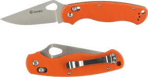 Ganzo G729-OR Orange Folding Pocket Knife 440C Stainless Steel Blade G10 Anti-Slip Handle with Clip Hunting Fishing Camping Folder Outdoor Utility Folding Knife EDC Knife (Orange)