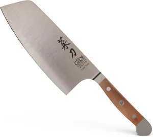 Güde Alpha Pear Series Hand Forged/Sharpened Chai Dao Chinese Chef's Knife, 6 1/2-in - Ice Hardened Steel - Made in Solingen, Germany Since 1910
