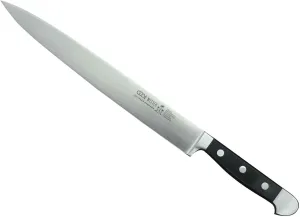 Güde Alpha Series Hand Forged/Sharpened Slicing Knife, 10-in - Ice Hardened Steel - Made in Solingen, Germany Since 1910