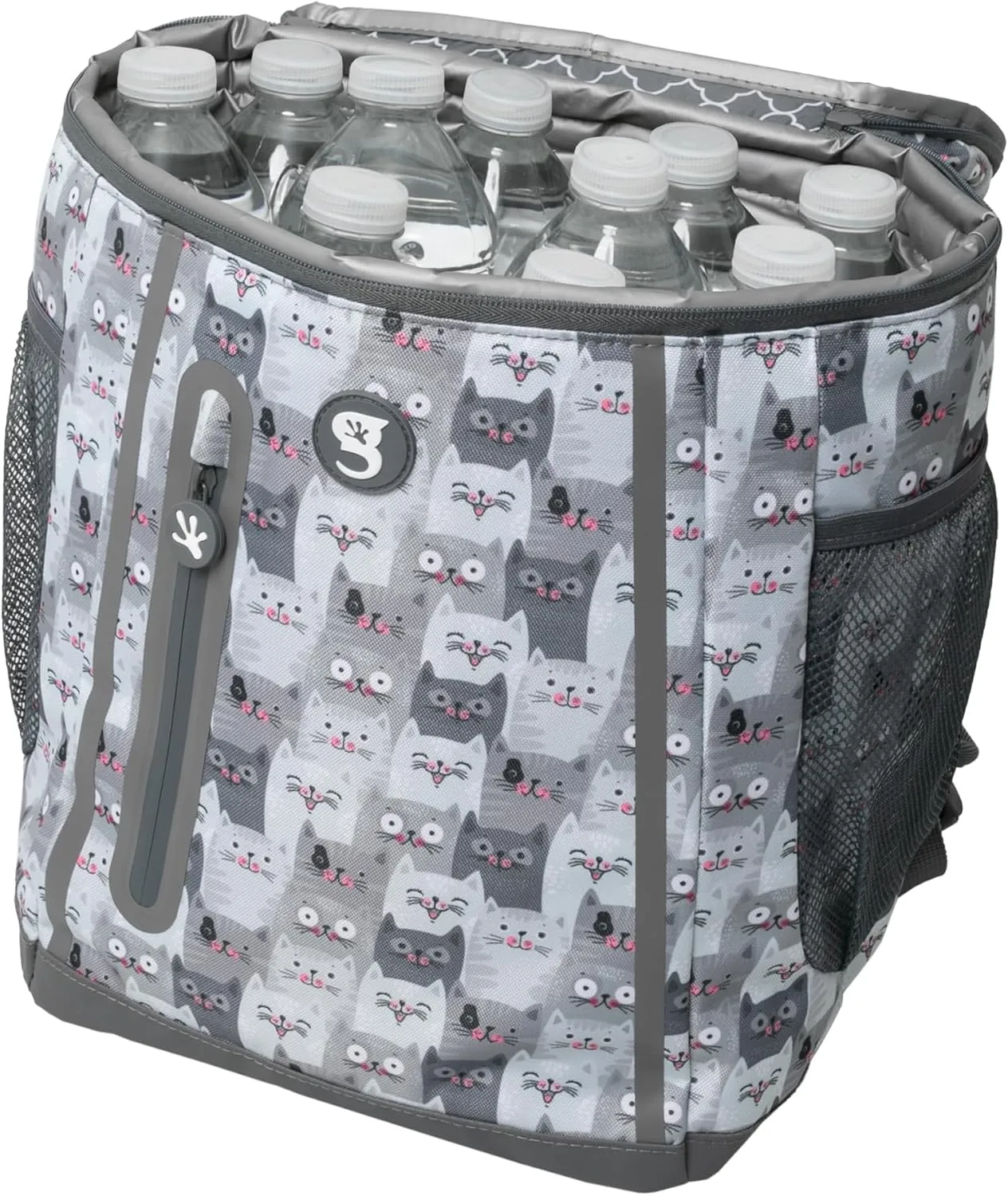 geckobrands Opticool Backpack Cooler – Insulated Leak-Proof Backpack for Travel and Outdoor Activities