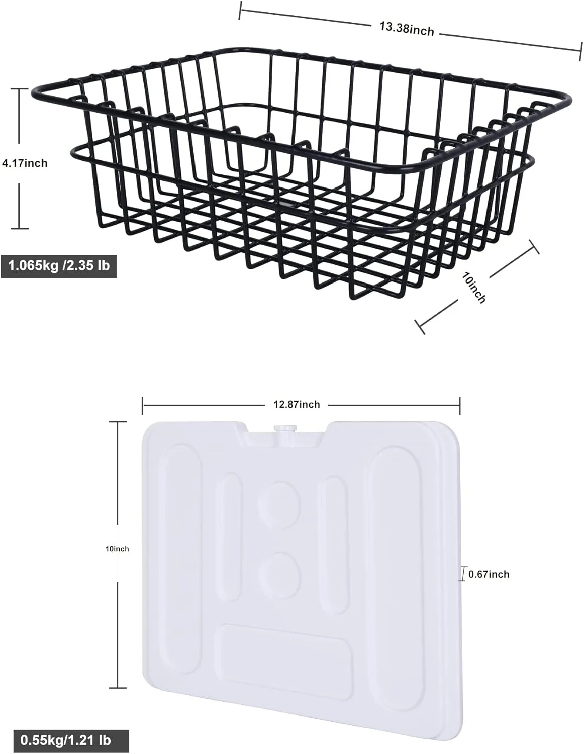 GiNT Ultra-Light 52 Quard Hard Cooler Insulated Portable Ice Chest Box with Basket & Divider, Great for The Beach, Boat, Fishing, Barbecue or Camping
